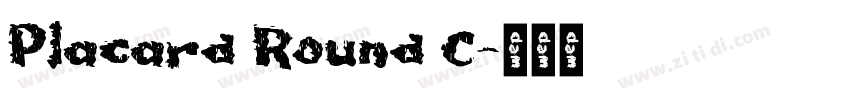 Placard Round C字体转换